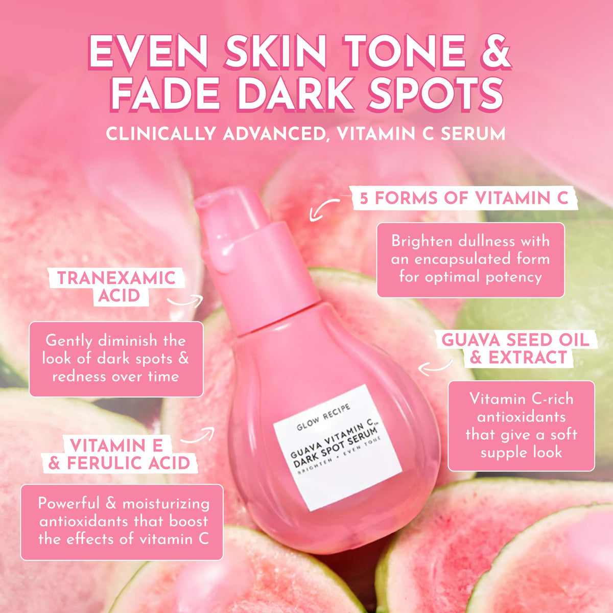 Glow Recipe serum texture drop displaying silky, non-sticky moisturizing finish