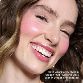 Glow Recipe mixed with Hue Drops demonstrating customizable color and radiant finish