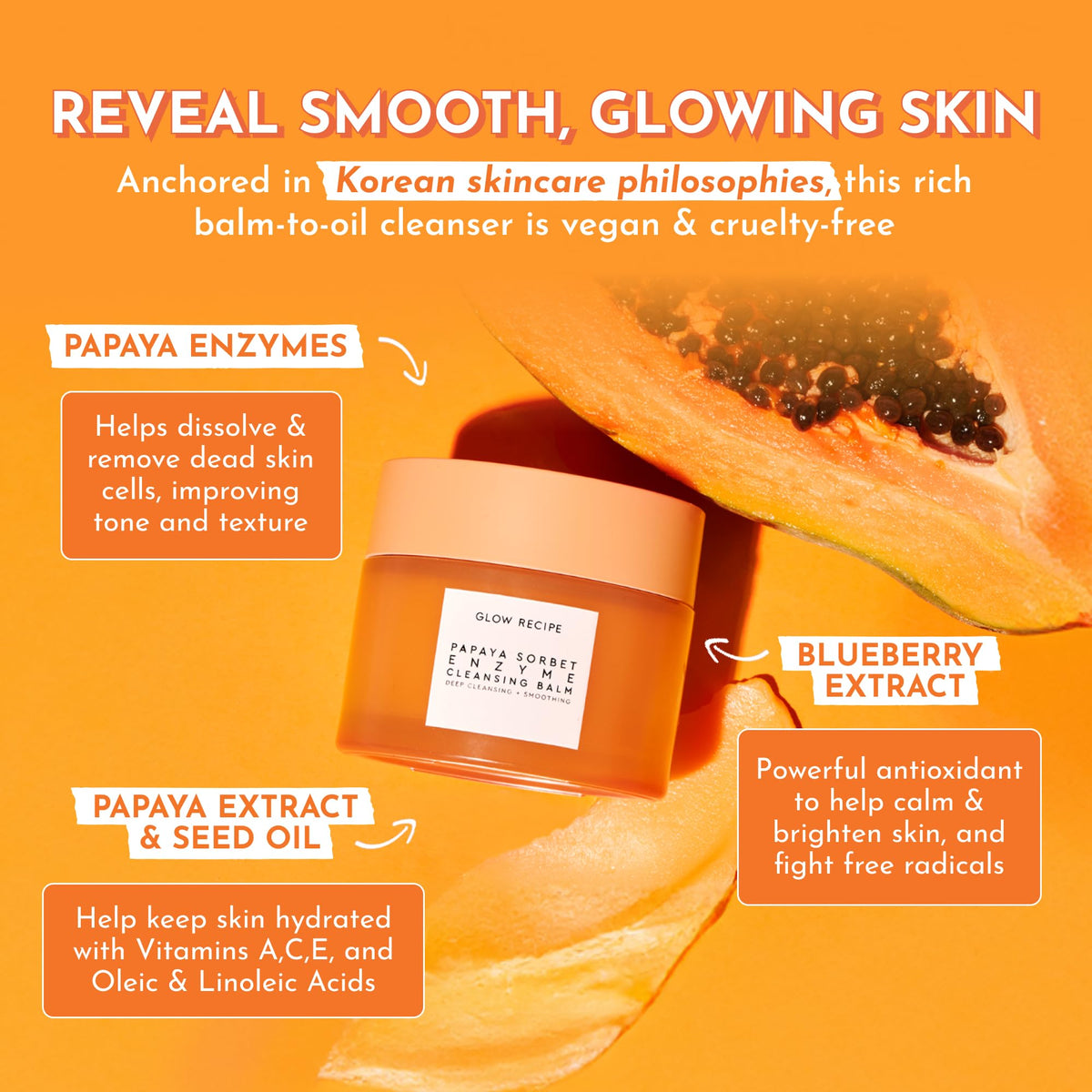 Glow Recipe balm becoming milky with water showing easy emulsification