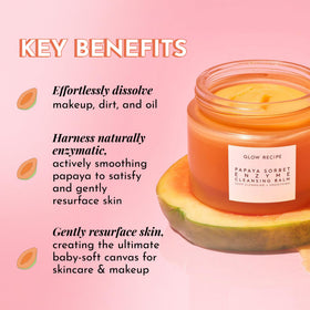 Glow Recipe texture close-up of balm showing smooth spreadability