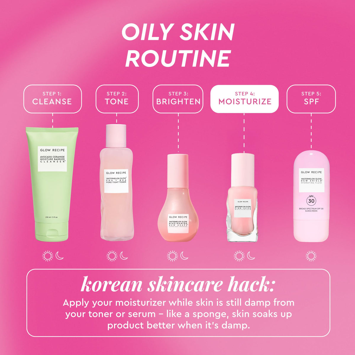 Glow Recipe product label showing key ingredients for transparency and safety benefit