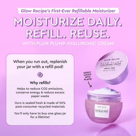 Glow Recipe 50ml size next to common items for scale to show portable volume