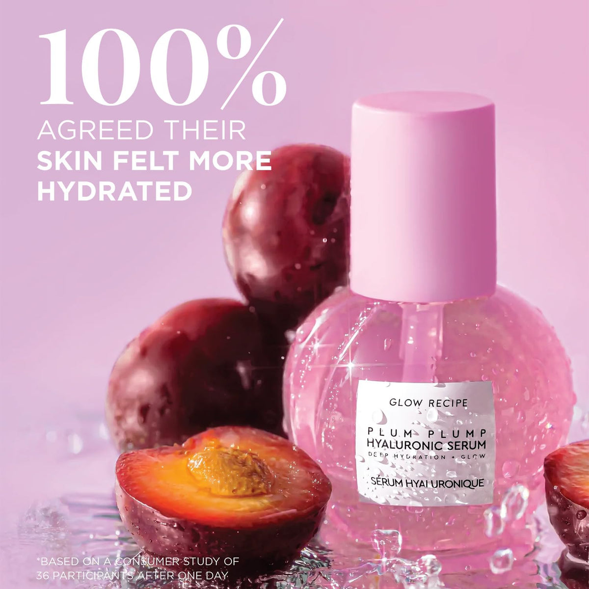 Glow Recipe gel texture close-up illustrating lightweight hyaluronic hydration