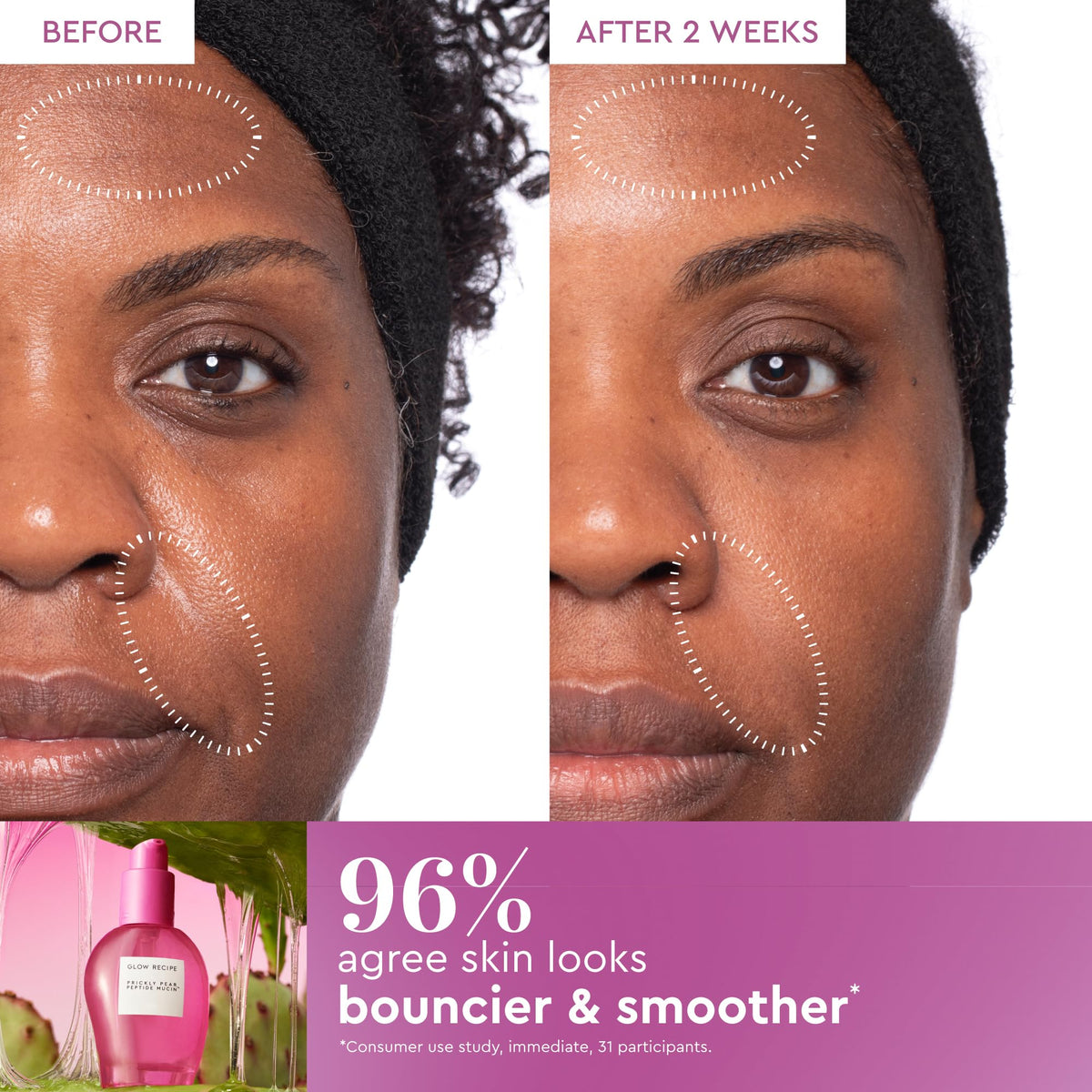Glow Recipe product label and ingredient panel showing transparency benefit