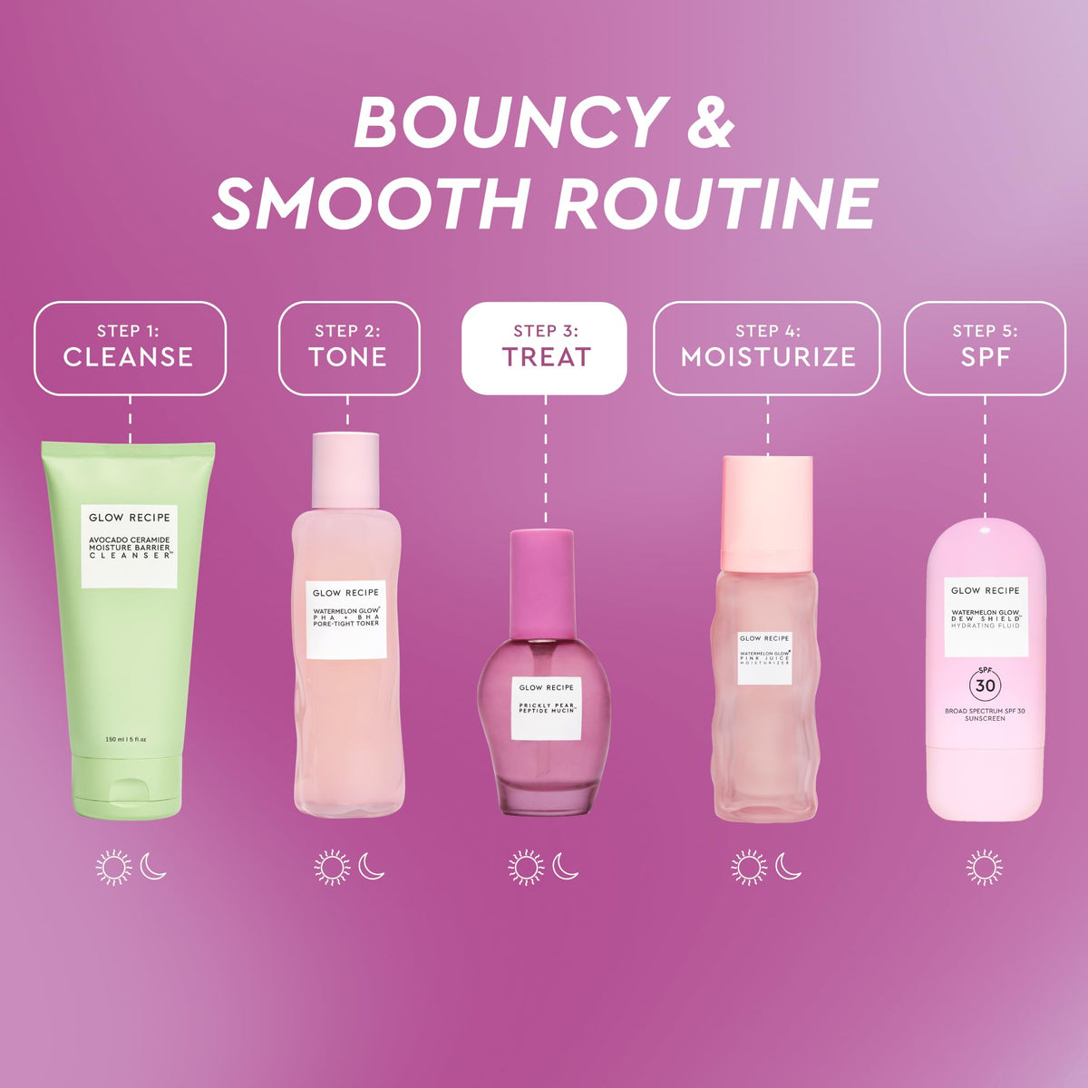 Glow Recipe bottle next to coin to show 40ml size and portability benefit
