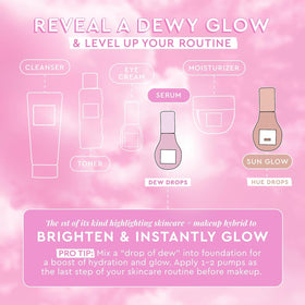Glow Recipe products held in hand illustrating compact travel size