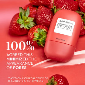 Glow Recipe serum texture on skin demonstrating lightweight, fast-absorbing finish