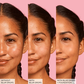 Glow Recipe bottle in bathroom routine conveying daily treatment and primer use