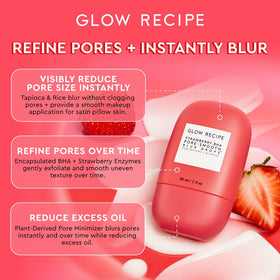 Glow Recipe close-up label emphasizing ingredient callouts and clean formula