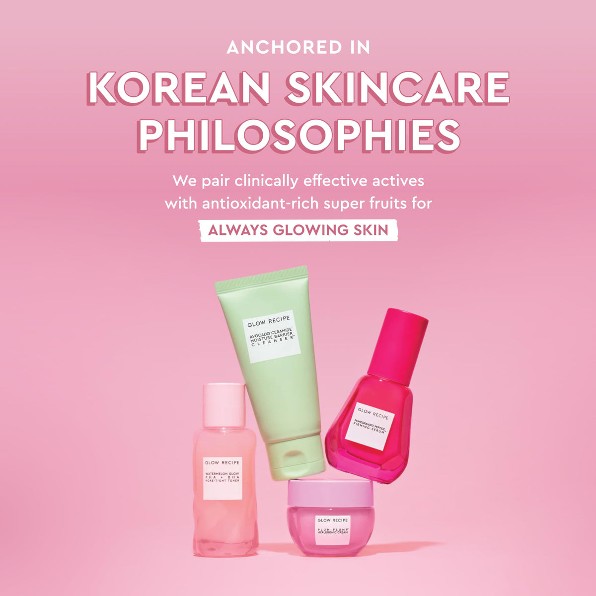 Glow Recipe serum on hand illustrating easy absorption and glow
