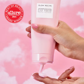 Glow Recipe cream texture close-up showing smooth absorbent finish