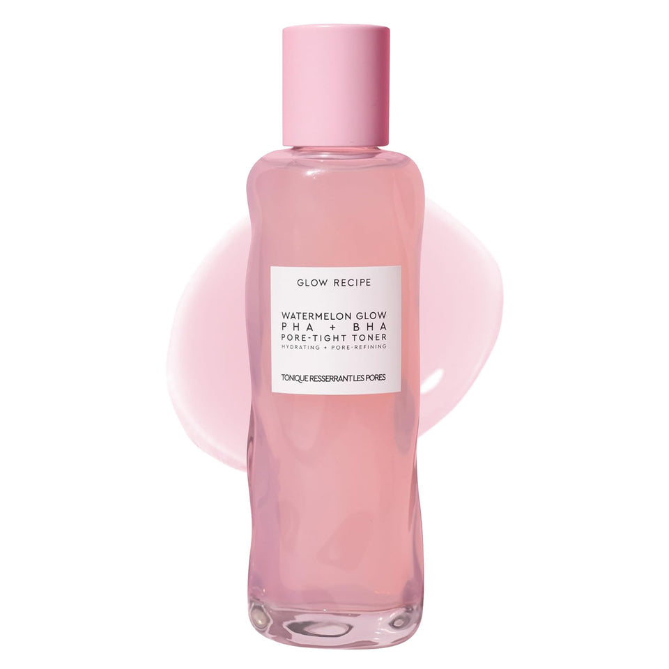 Glow Recipe bottle front view showing clean design and gentle exfoliation benefits
