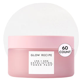 Glow Recipe front packaging showing toner pads and benefits