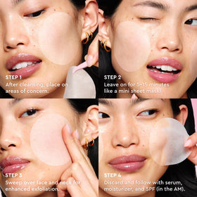 Glow Recipe embossed side detail for targeted polishing and refining