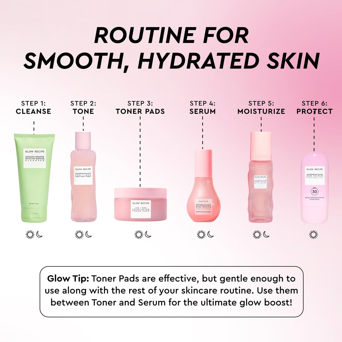 Glow Recipe silky side surface showing smooth finishing benefit