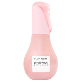 Glow Recipe bottle front view showing clean branding and dewy finish benefits