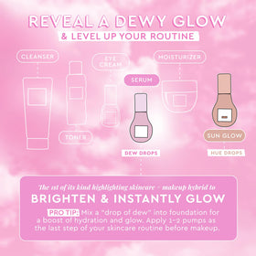 Glow Recipe product applied on skin prepping complexion and improving makeup adhesion