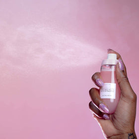 Glow Recipe bottle held in hand showing compact 75ml travel size