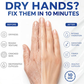 Glow Spell glove close-up with visible serum for intense hydration