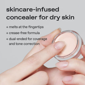 glow texture closeup demonstrating melt-in formula for smooth blending