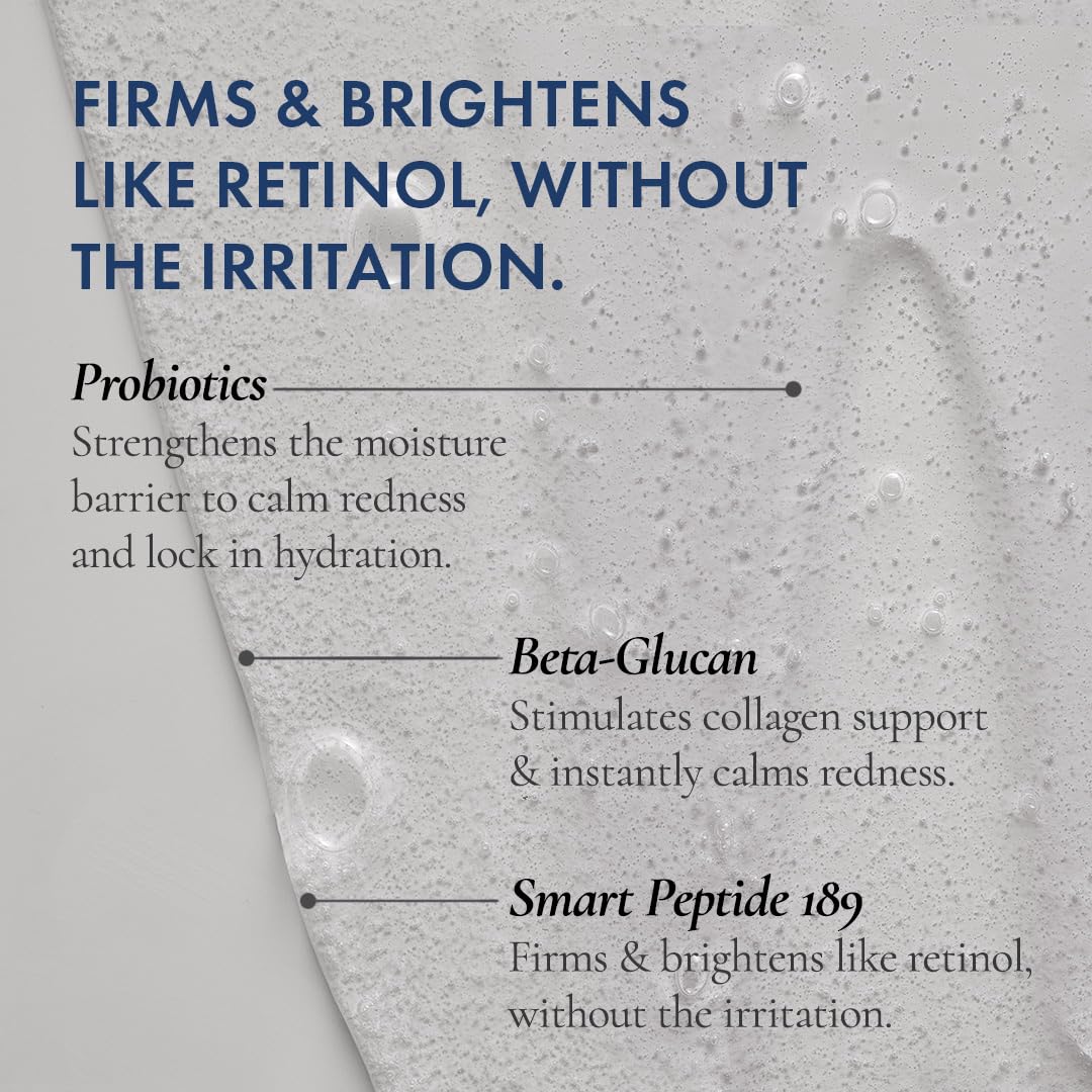 Glowbiotics application on wet face demonstrating gentle cleansing