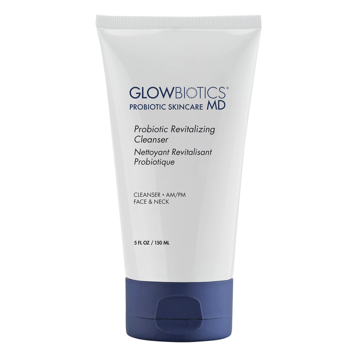 Glowbiotics front packaging showing probiotic revitalizing cleanser benefit
