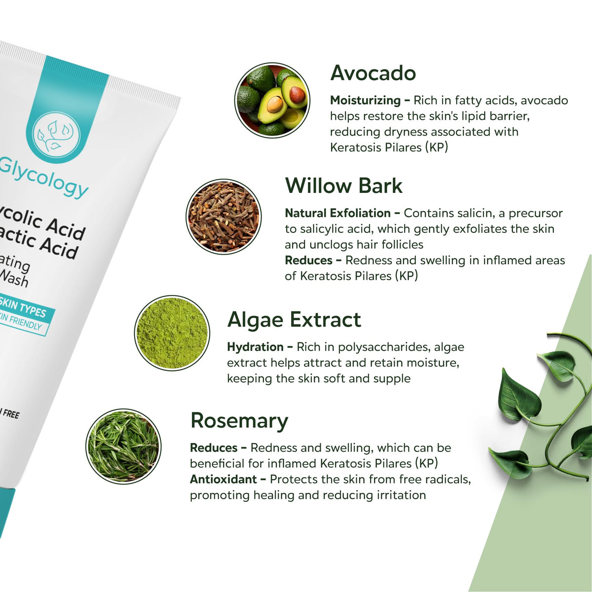 Glycology texture lather detail demonstrating gentle exfoliation