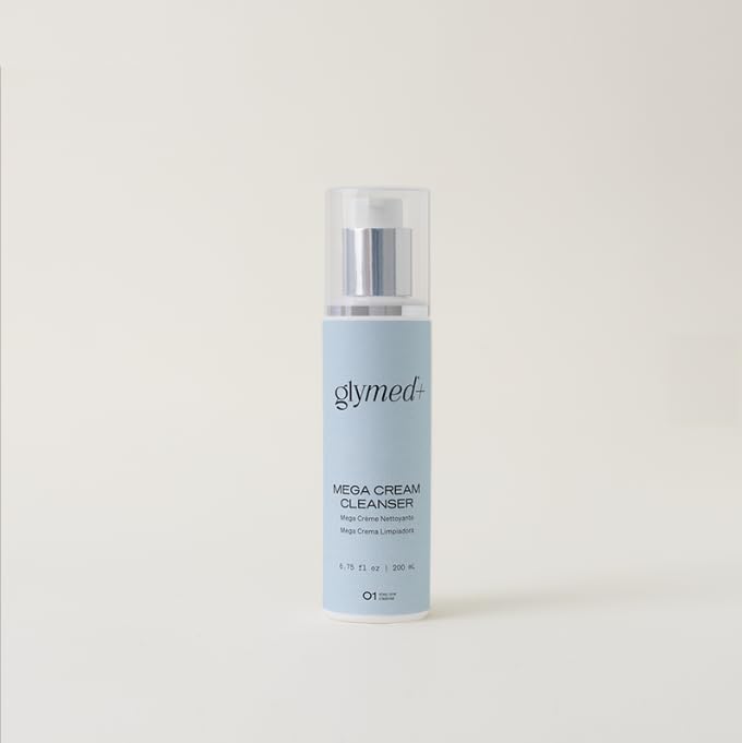 GlyMed Plus front packaging showing tube and label, highlights gentle makeup removal