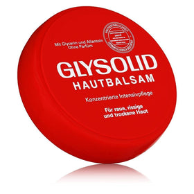 Glysolid cream texture closeup demonstrating rich glycerin consistency and deep hydration