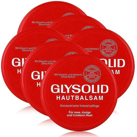 Glysolid jar front view showing label and compact 3.38 oz size for travel