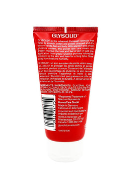 Glysolid cream texture close-up highlights glycerin-rich smooth hydration