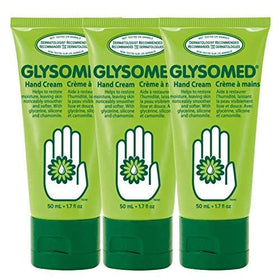 Glysomed close-up of cream texture demonstrating smooth, fast-absorbing hydration
