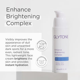 Glytone cream texture close-up displaying smooth, hydrating consistency