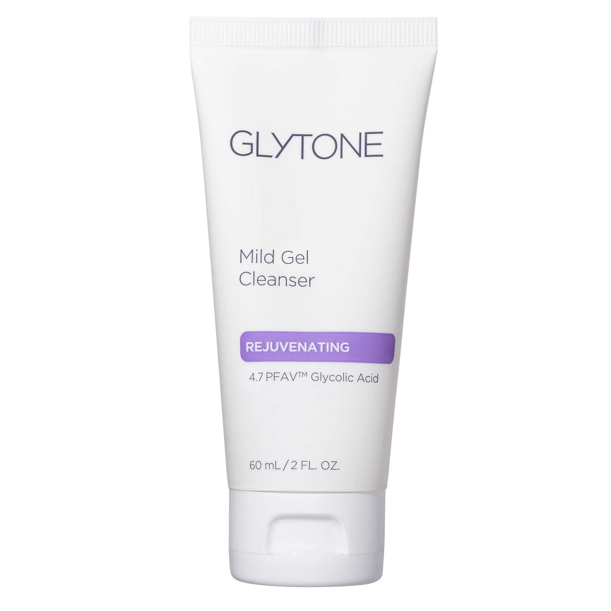 GLYTONE front packaging showing clear gel and branding for gentle exfoliation benefit
