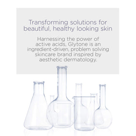 GLYTONE on bathroom counter within morning routine for radiant skin prep