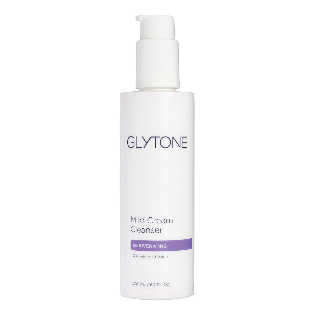 GLYTONE front packaging showing clean label and 6.7 fl oz size for quick ID