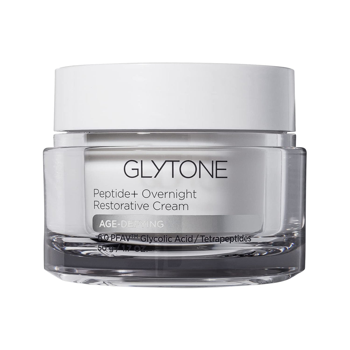 GLYTONE front jar view showing label and clean packaging for shelf appeal