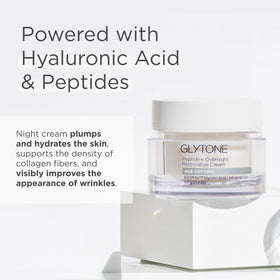 GLYTONE open jar top showing creamy interior and hygienic presentation