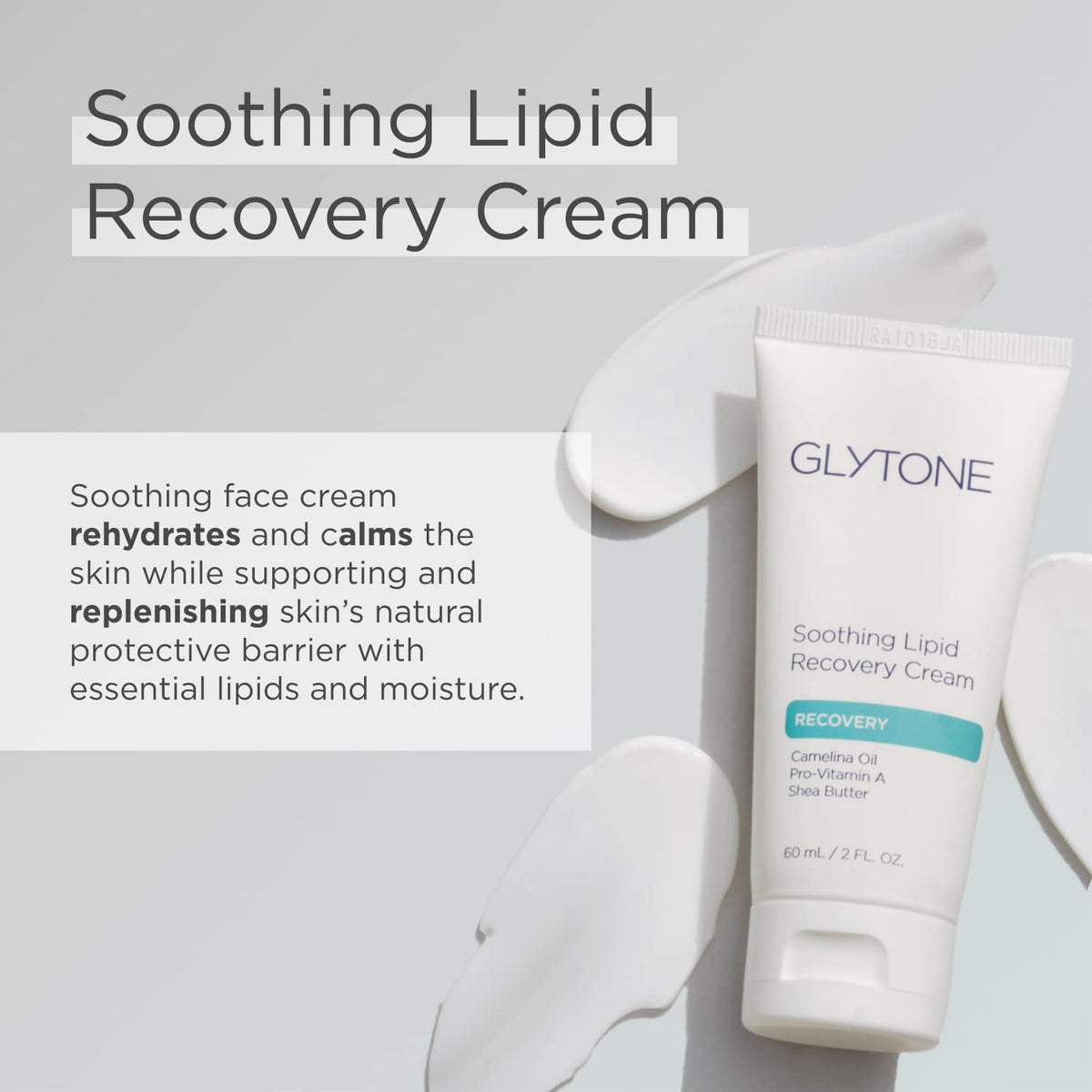 GLYTONE close-up of cream texture highlighting rich emollient finish