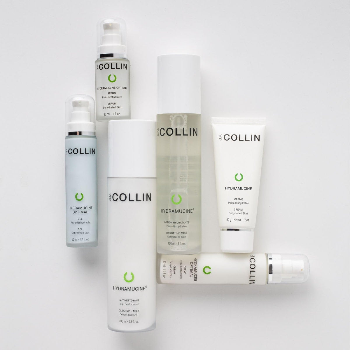 G.M. COLLIN Hydramucine Cream being applied to hand demonstrating fast absorption benefit