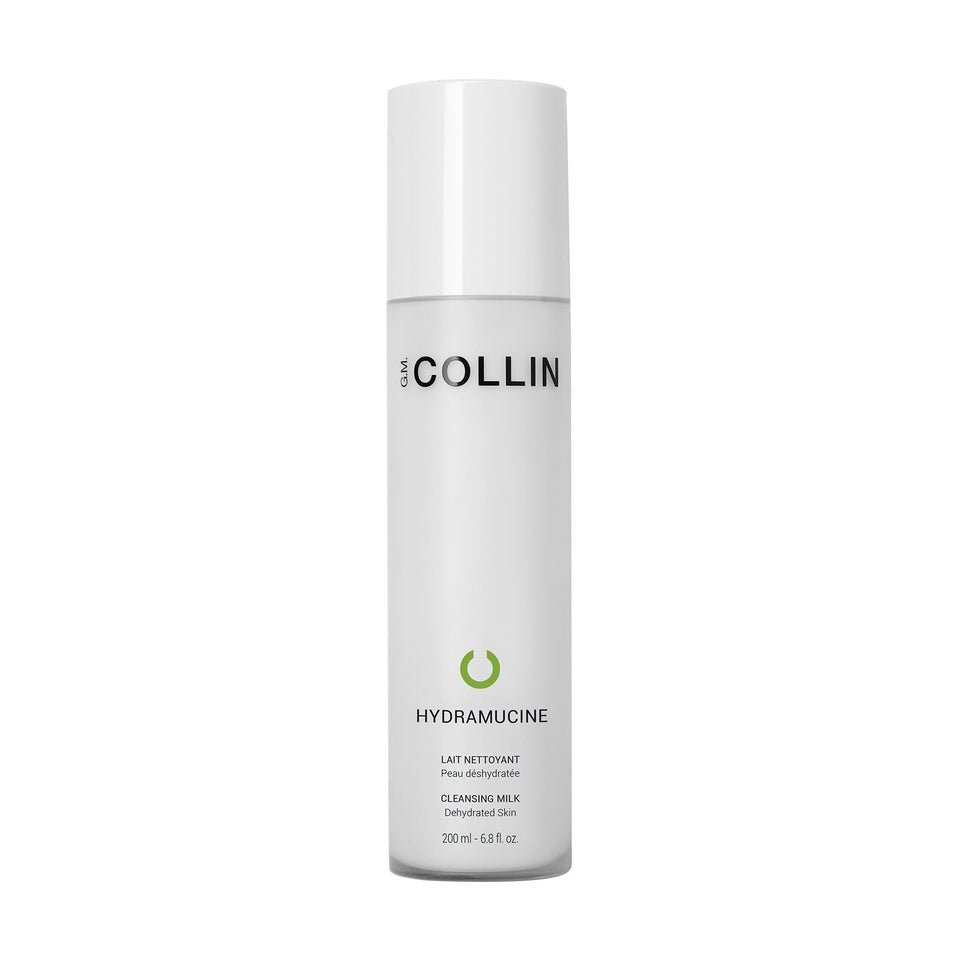 G.M. COLLIN hydramucine front bottle shows packaging and gentle cleansing benefit