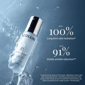 G.M. COLLIN on bathroom shelf in lifestyle setting conveying daily use benefit