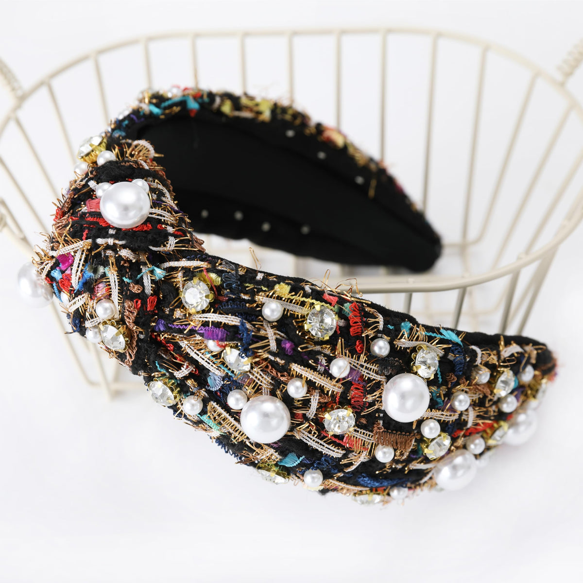 Gmmidea headband paired with evening outfit showing polished accessory impact