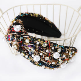 Gmmidea headband paired with evening outfit showing polished accessory impact