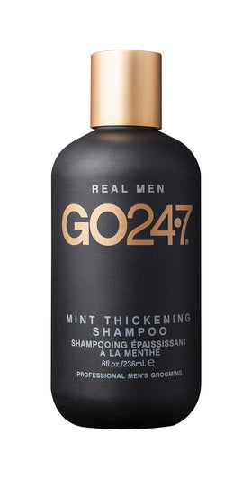 GO247 front packaging showing bottle and mint scent for energizing wash
