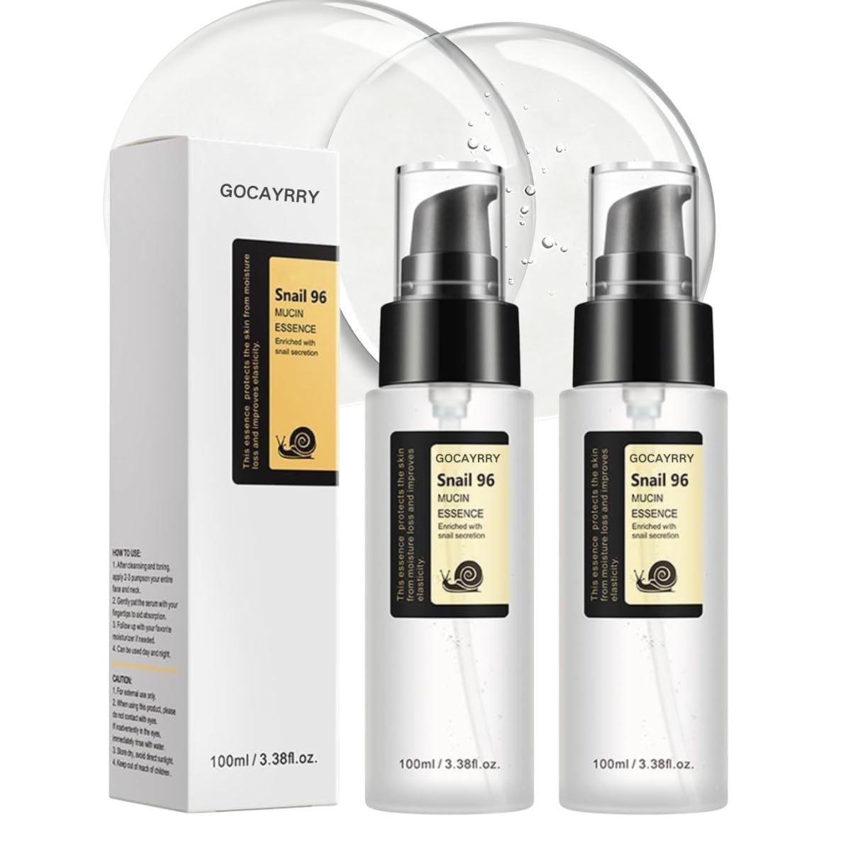 GOCAYRRY front packaging showing both essence bottles and clear labeling for value
