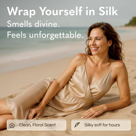 GODA fragrance notes with vanilla, lavender, cacao indicating calming scent