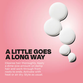 Goddess Maintenance application on wet hair demonstrating detangling benefit