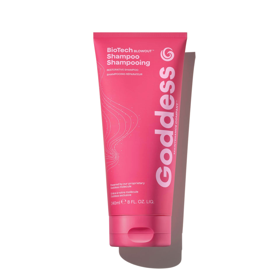 Goddess Maintenance front bottle view shows clean design and professional formula benefit
