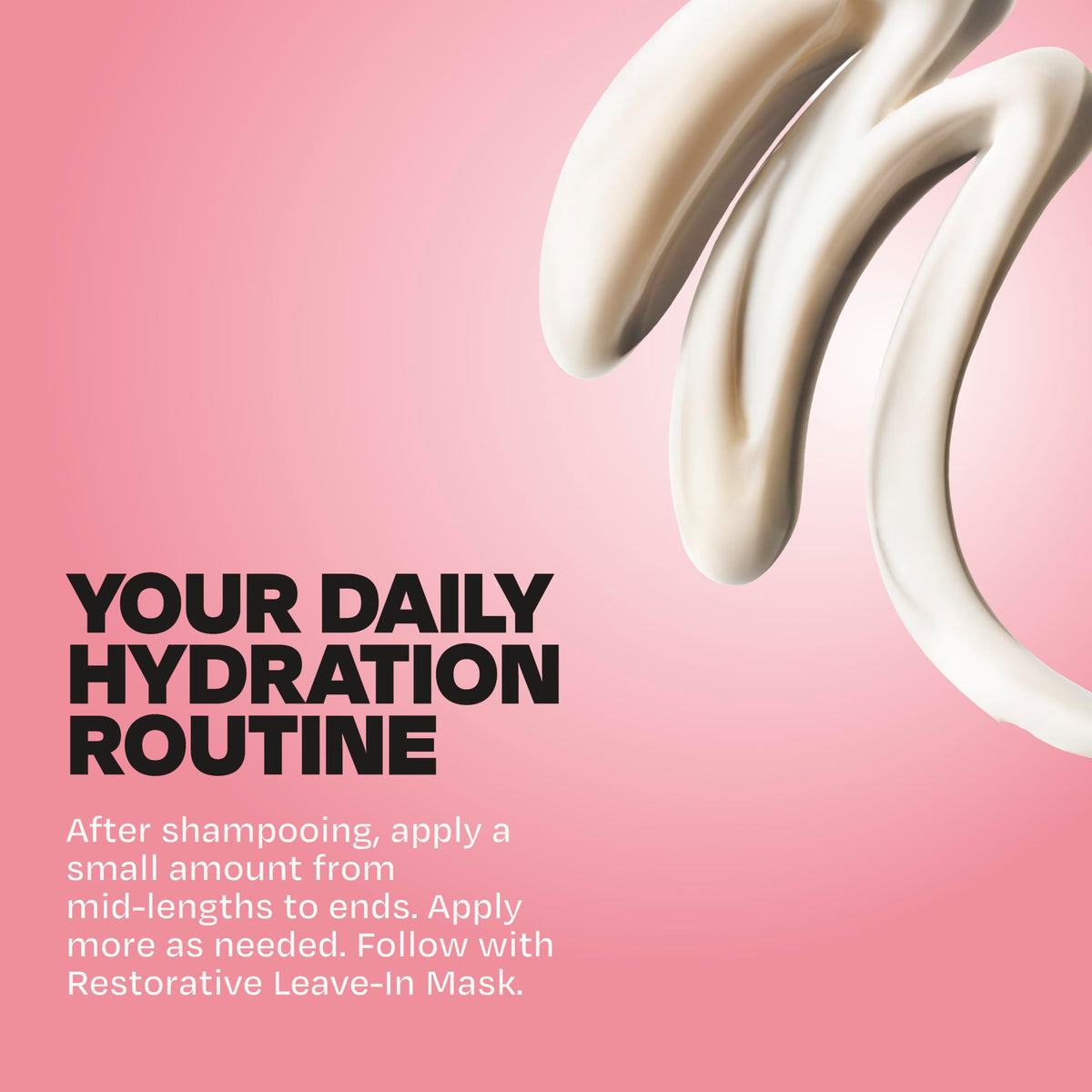 Goddess Maintenance hand pouring conditioner demonstrating easy application